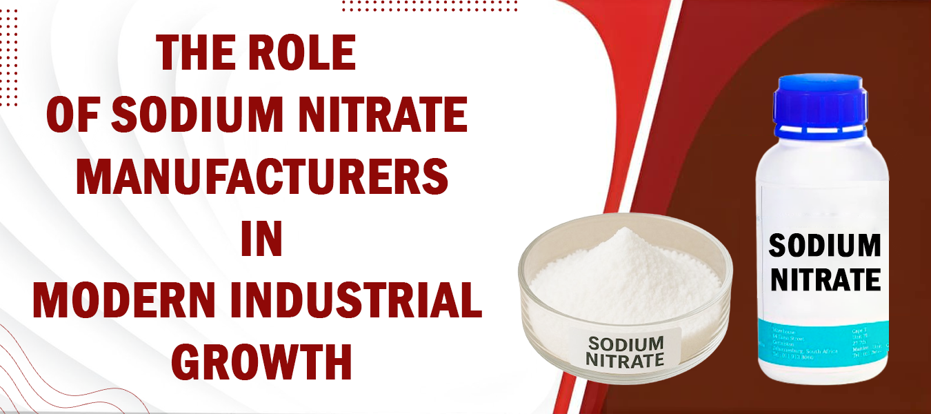 The Role of Sodium Nitrate Manufacturers in Modern Industrial Growth